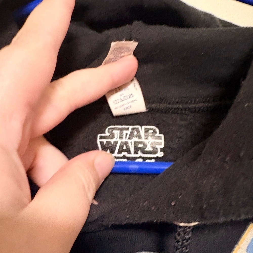 Vintage Star Wars Black Hoodie for Men - Picture 4 of 5